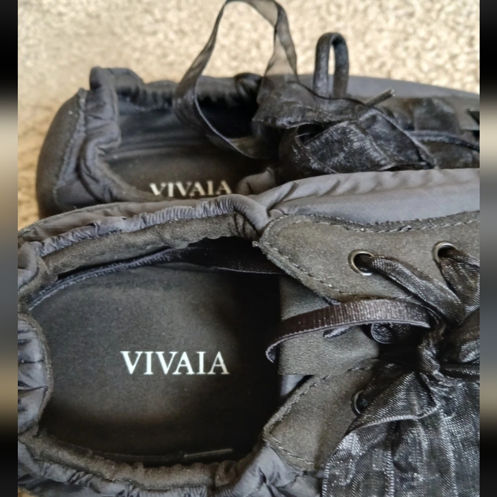 Vivaia Jogger Re-Nylon Sneakerina (Yancy) Black SZ 7.5 - Picture 2 of 4